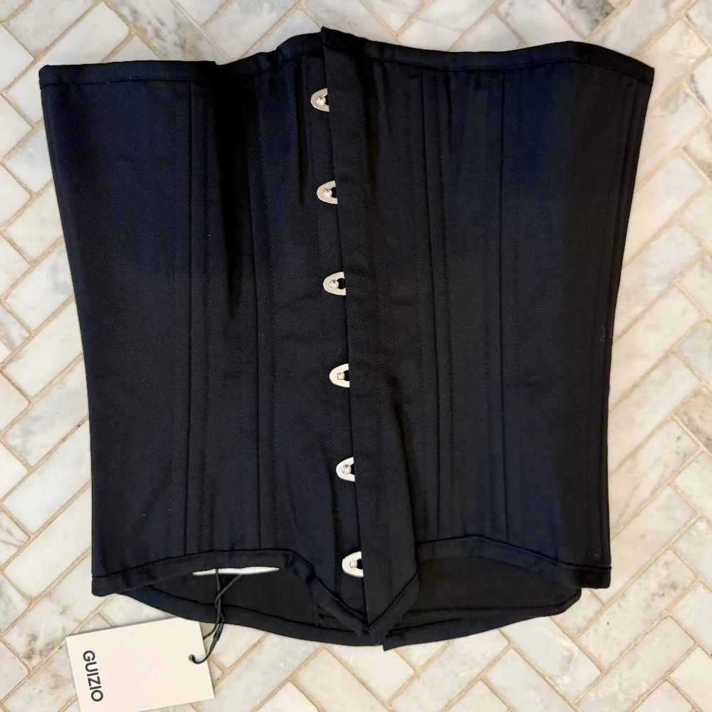 Guizio Black Lorient Waist Corset, Sz. SM. **NWT** - Picture 5 of 9
